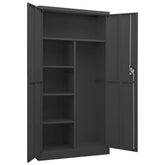 Steel Locker Cabinet Anthracite 35.4x15.7x70.9